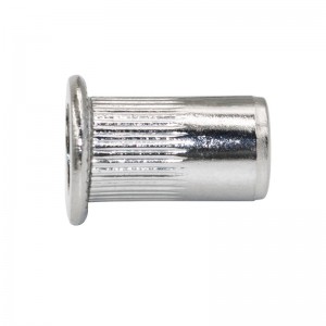 스테인레스 스틸 플랫 헤드 널링 리벳 너트